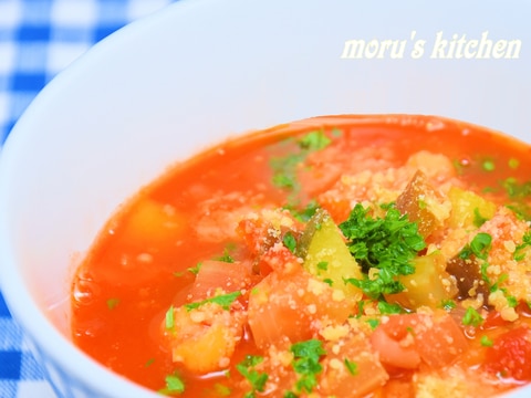 豆入りで野菜たっぷり 子供が喜ぶ ミネストローネ レシピ 作り方 By モルズキッチン 楽天レシピ 豆入りで野菜たっぷり 子供が喜ぶ ミネストローネ レシピ 作り方 By モルズキッチン 楽天レシピ